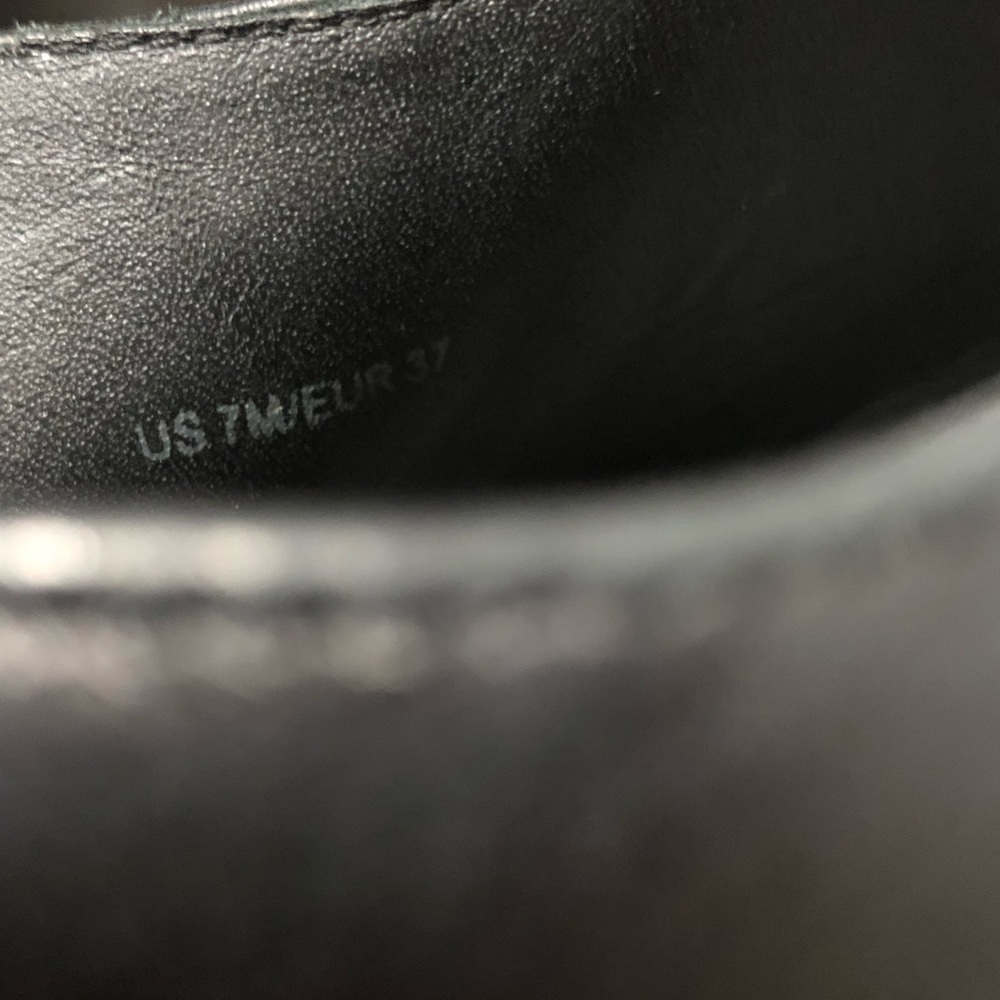 Leather Black Platform - image 5